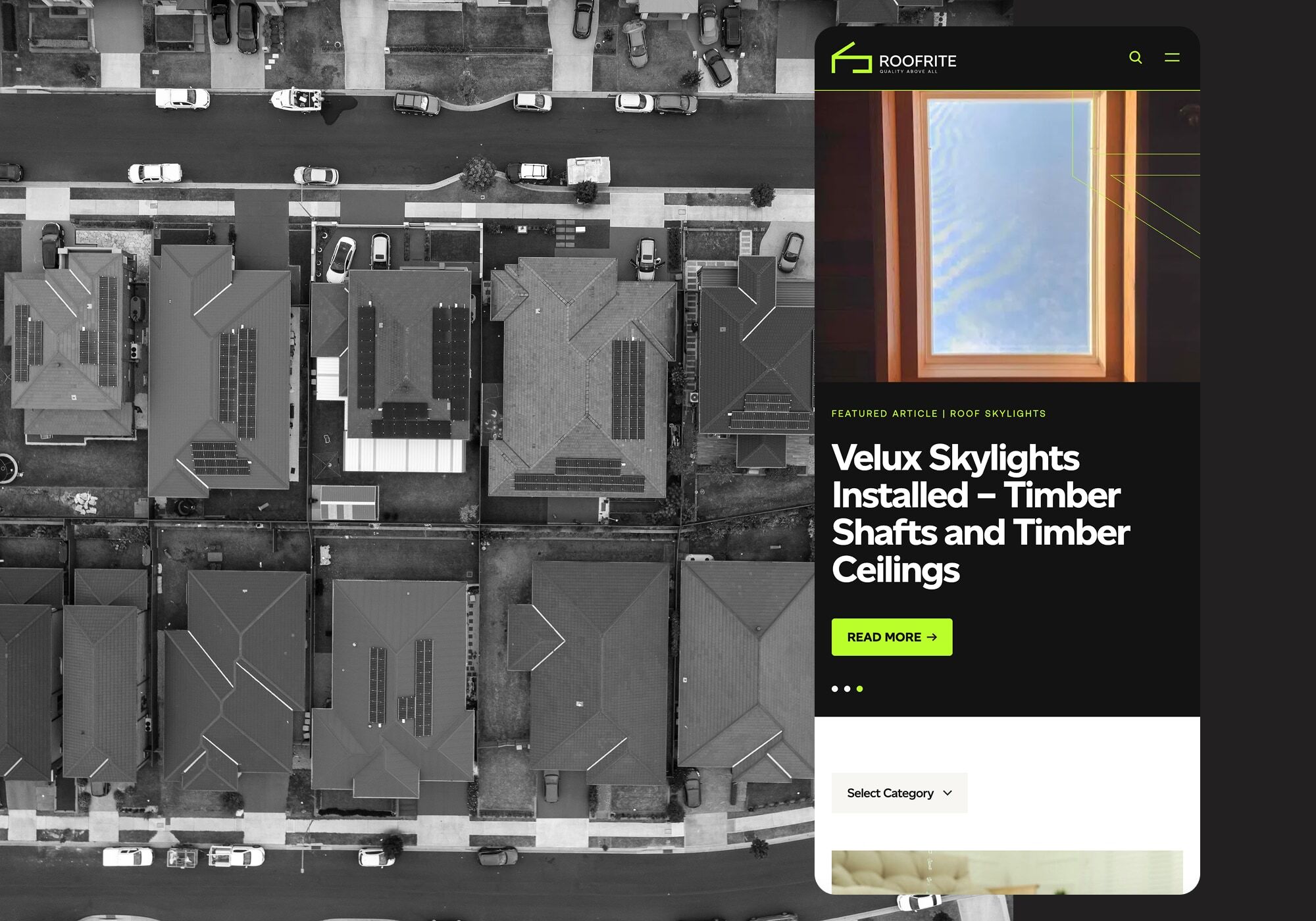 Roofrite Mobile View